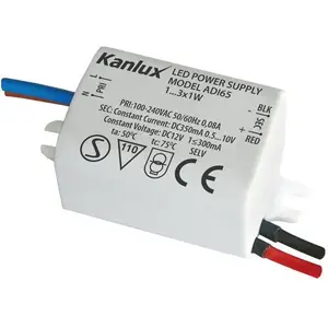 LED Driver Kanlux ADI 65 (01440) — constant voltage 1–3W, dimmable 0.5–10V