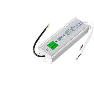 Герметичный LED блок питания Eco Light 200W 12V 16,6A IP67, 224×65×40 мм
