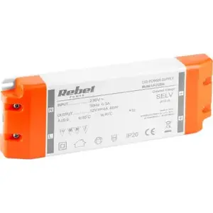LED Power Supply Rebel Light URZ0884 48W 4A for LED Strip and LED String Lights