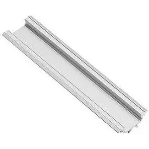Aluminium LED corner profile GTV GLAX SILVER 2 m (V-GLAXKTAL) for recessed and surface mounting