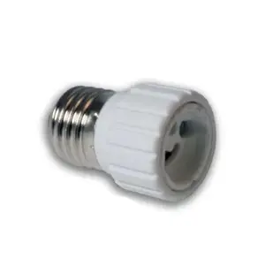Lamp holder Synergy21 S21-LED-000253 E27 fitting, white, compatible with LED bulbs, 1 pc