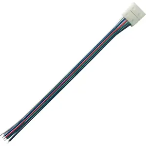 LED connector ORNO AD-TL-6499/Z-P/RGBW, 12 mm single-sided with cable