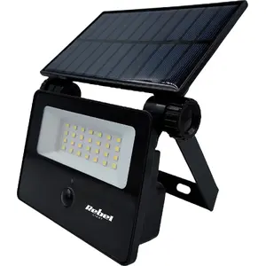 Solar Outdoor Light Rebel Light URZ3625 with Dusk-to-Dawn Sensor and Motion Detector