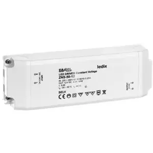 LED power supply ZAMEL ZNS-50-12 12V DC 50W slim (LDX10000140)