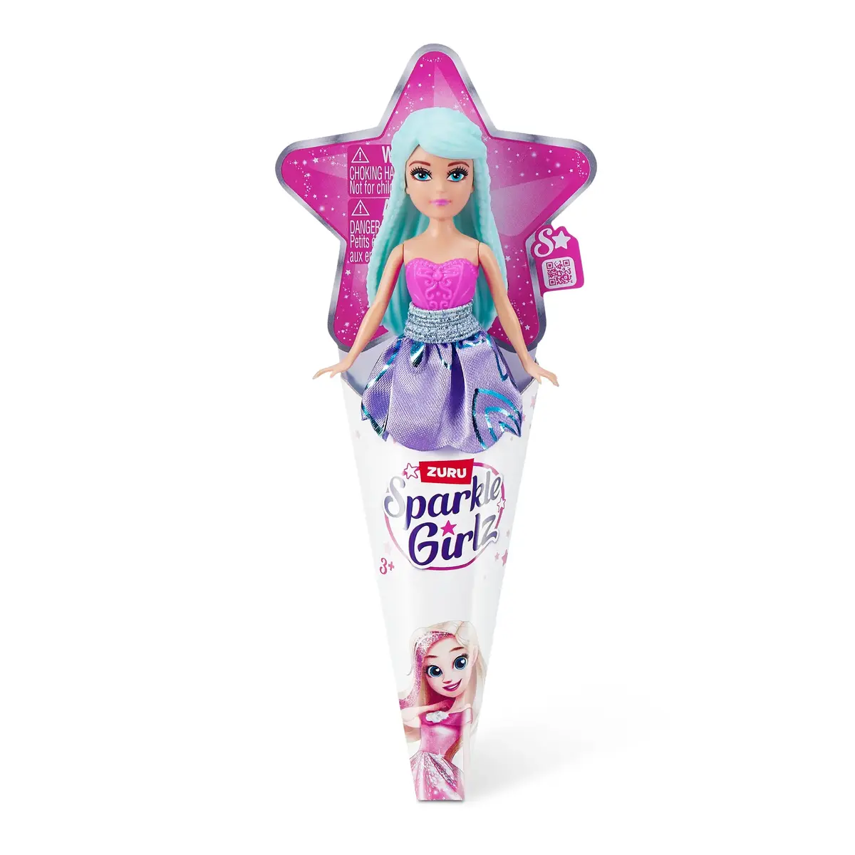 Мини-кукла SPARKLE GIRLZ Sparkle Girlz Mini Doll in Cone Photo 5
