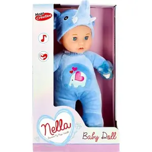 Lelle Mega Creative Nella mīksta bērnu lelle 30 cm ar baterijām
