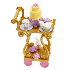 Игровая чайная тележка MATTEL Disney Princess Belle's Tea Time Cart, высота 290 мм, для детей от 3 лет