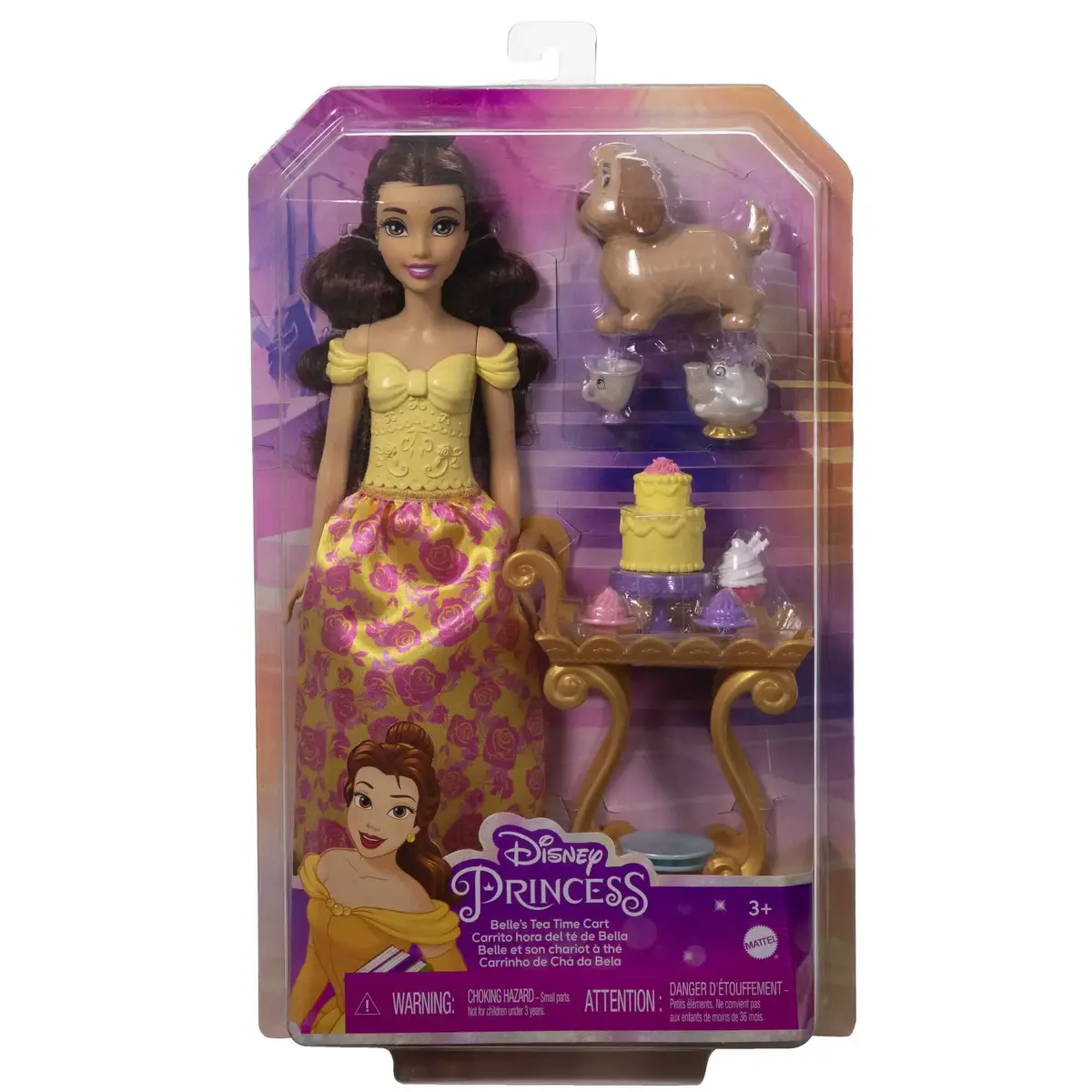 MATTEL Disney Princess Belle's Tea Time Cart — чайная тележка Photo 2