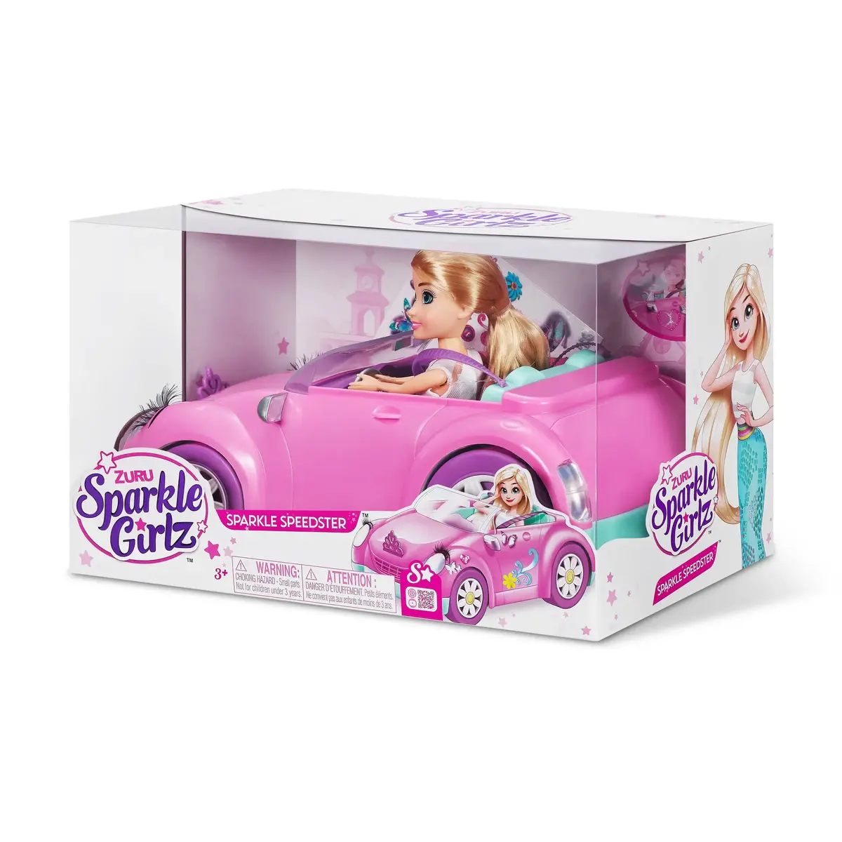 ZURU Sparkle Girlz Convertible with Doll Photo 3