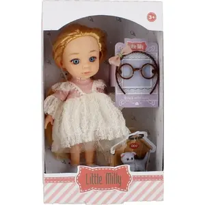 Lelle Mega Creative Lalka 15 cm, modelis 91055-D, iepakojums 12×20×6 cm, displejs 72/144