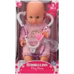Lelle No name Bambolina 26 cm — zīdinoša/raudājoša rotaļlieta, modelis 450198