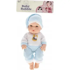 Lelle Mega Creative Lalka Bobas 30 cm — mīksta bērnu lelle, izmēri 30×20×9 cm