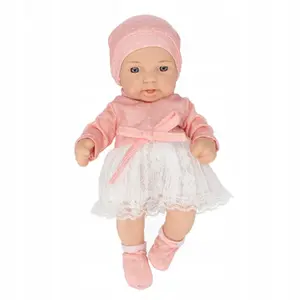 Lelle mega creative LALKA BOBAS 25 cm — mīksta mazuļa lelle, izmēri 15×27×9 cm