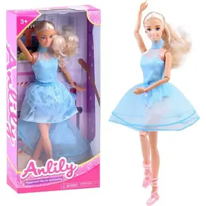 Doll Anlily ZA3920 ballerina in blue dress by Anlily, toy doll accessory ZA3920