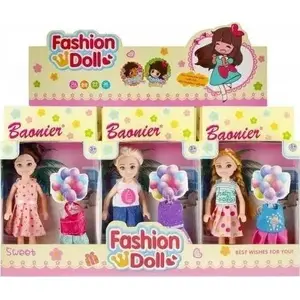 Doll Mega Creative LALKA 15 cm JJ8752-7 with Clothing Assortment MC MIX3