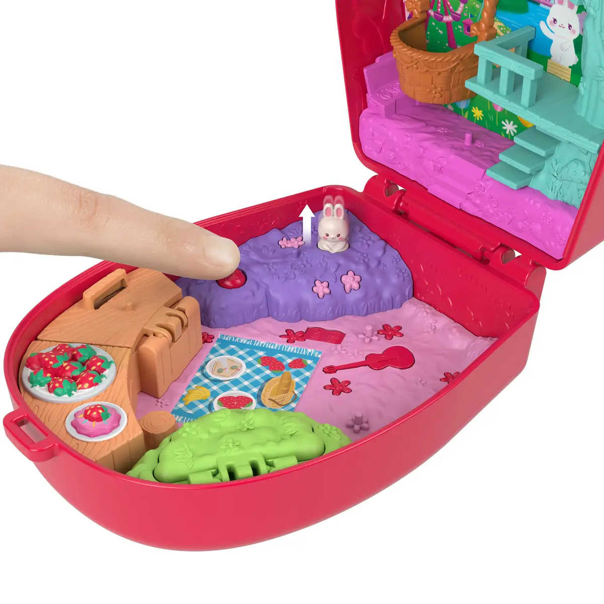 MATTEL Polly Pocket picnic bunny compact playset Photo 4