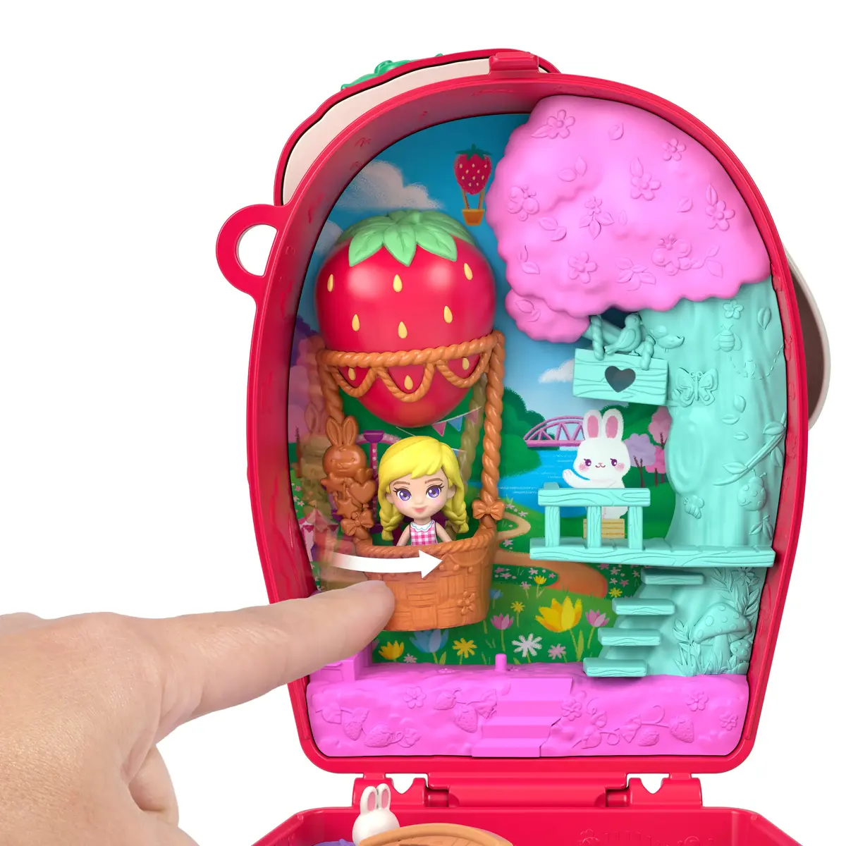 MATTEL Polly Pocket picnic bunny compact playset Photo 5