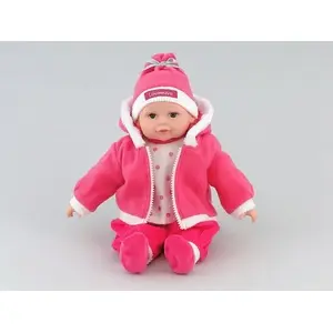 Doll with sound Adar Lalka, 35 cm, interactive voice feature, soft body