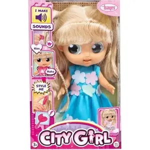 Leļļa BAYER Lalka City Girl 31 cm ar skaņu modelis 93221AE