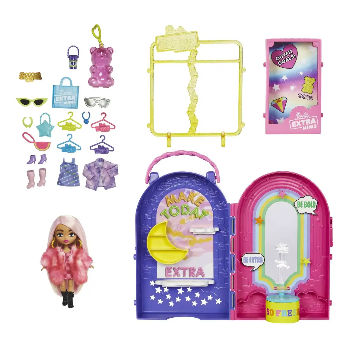 MATTEL Barbie Extra Minis Boutique leļļu komplekts Photo 9