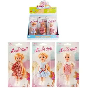 Leļļa Trifox Lalka 14 cm, miks — augstums 14 cm, mīksts plastmasas materiāls