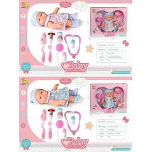 Lelle No name Lalka BLS-W21 MIX — jaundzimušā lelle ar dažādu apģērbu, 21 cm