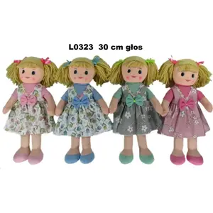 Mīksta auduma lelle Sunday Lalka 30 cm ar skaņu, modelis L0323