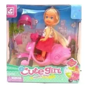 Doll on Scooter Pegaz Toys – toy figure with scooter accessory