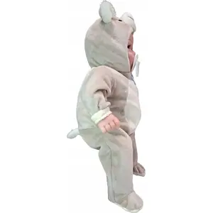 Doll Adar Lalka bobas 580459 with Polish voice in bear outfit