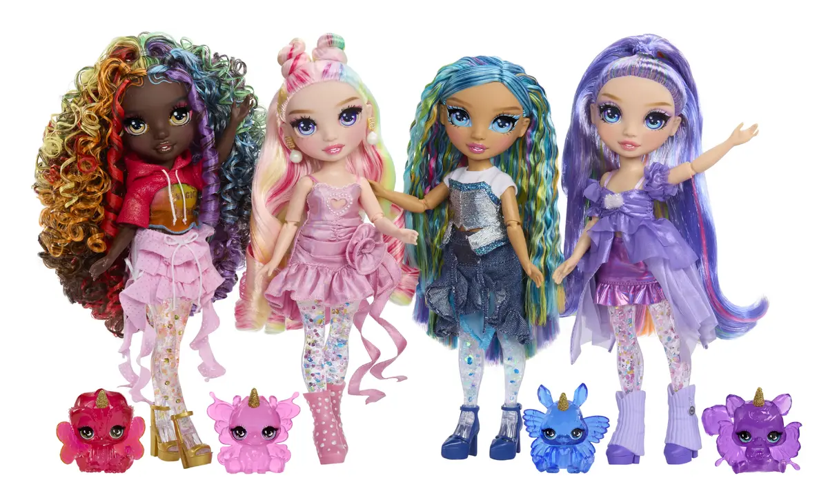 MGA Rainbow High Rainbow Shimmers with Slime — Violet doll Photo 8