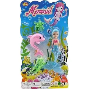 Lelle Adar Lalka syrenka ar aksesuāriem, mini 7 cm