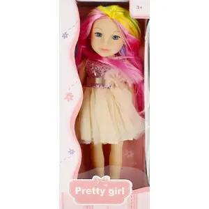 Lelle Mega Creative LALKA 45 cm, izmēri 20×51×13 cm, modelis LS1889A