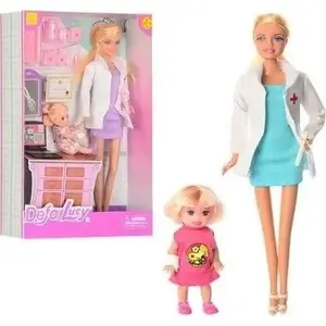 Lelle Maksik Doktors ar aksesuāriem — rotaļu ārsta komplekts