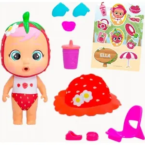 Кукла TMTOYS Cry Babies Magic Tears Beach Babies Ella – детская кукла с аксессуарами, модель 606495