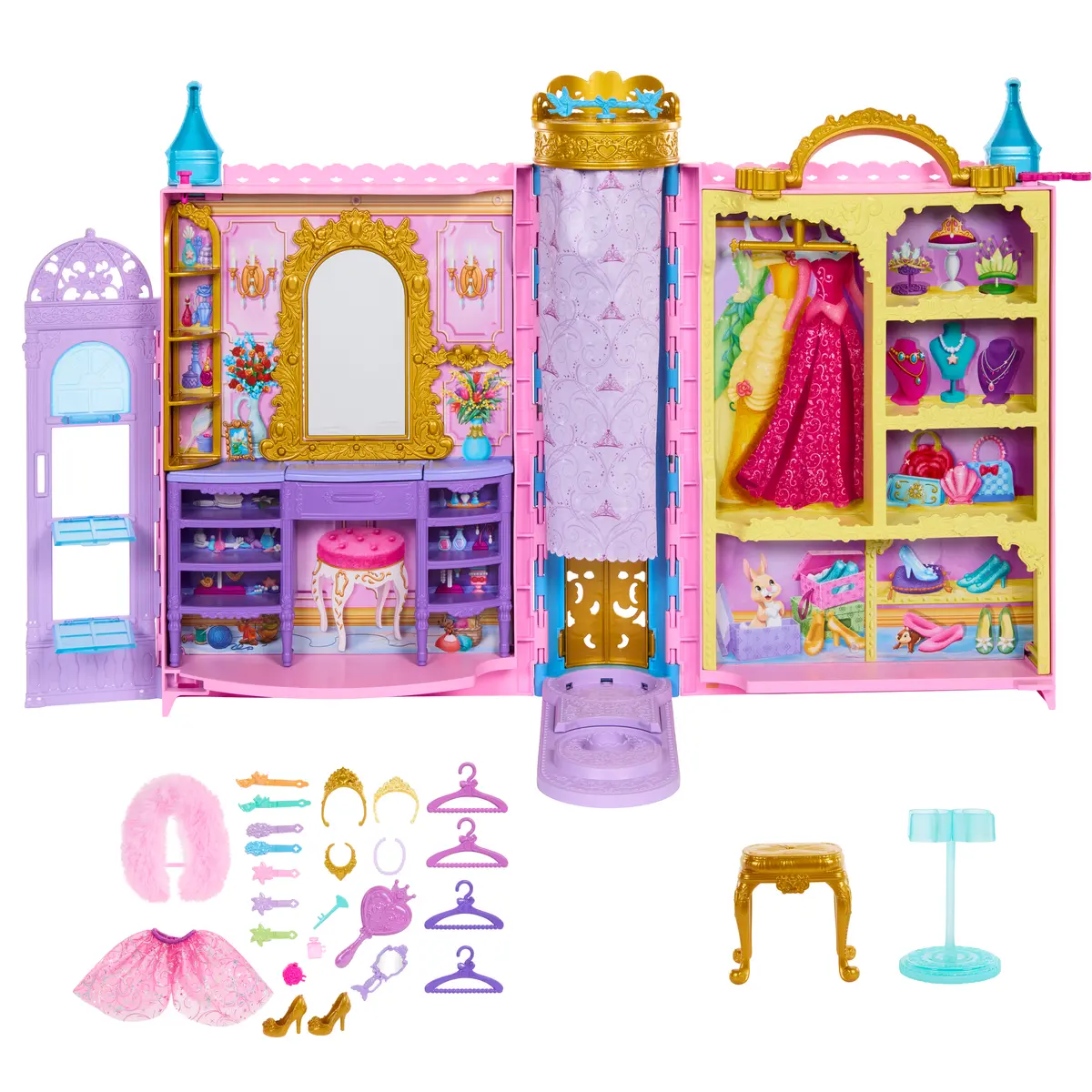 MATTEL Disney Princeses Sagatavošanās ballei garderobe
