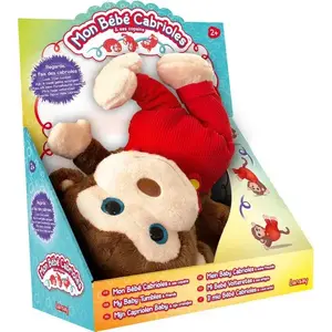 Plush Tumble Monkey toy by Take 2 Interactive – Tiny Treasures My Baby Tumble Monkey (model 90085)