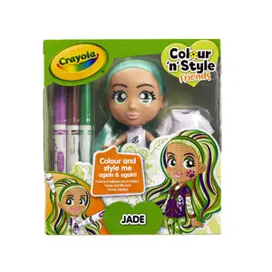 Набор для творчества для детей Crayola Colour'n'Style Friends Jade, 3+, разноцветный, в окошечной коробке