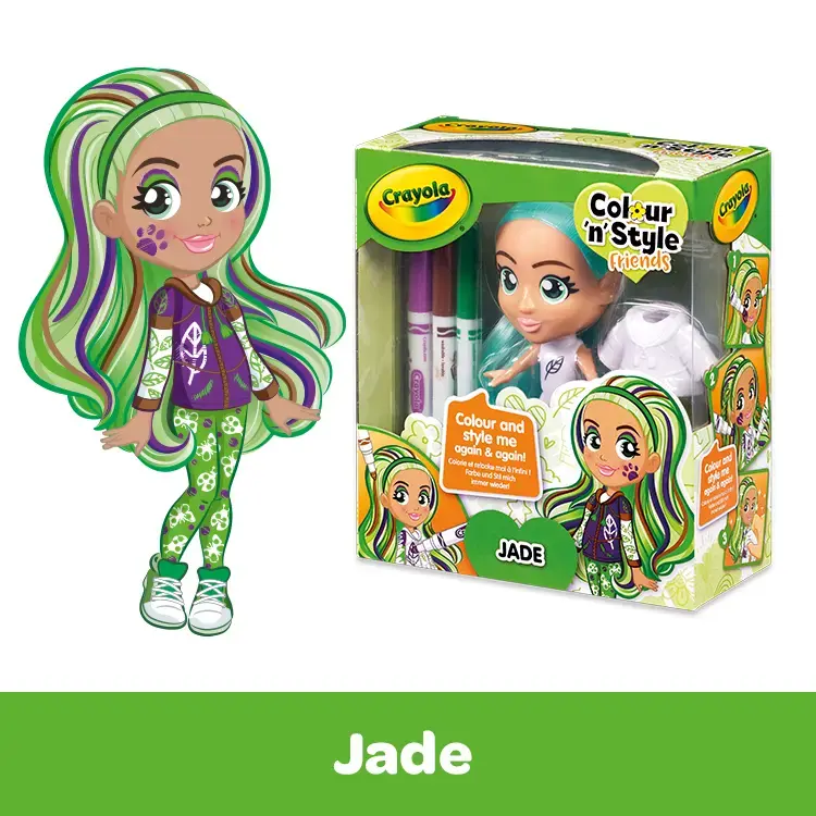 Набор для творчества Crayola Colour'n'Style Friends Jade Photo 2