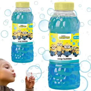 Burbuļu šķīdums Dodo Minionki 450 ml — šķidrums rotaļu nūjiņām un burbuļu mašīnām