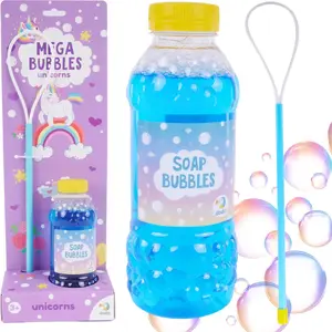 Bubble Solution Set Dodo Mega Unicorns with Hoop and Wand – children’s soap bubble kit