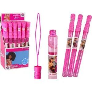 Игрушечный меч для мыльных пузырей LEANToys Barbie, флакон 120 мл, розовый