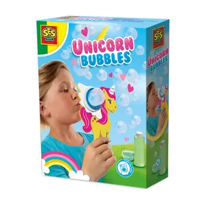 Burbuļu šķīdums TEKA 621524 — Unicorn Bubbles, 200 ml, stipra ziepju formula, 3–12 gadi