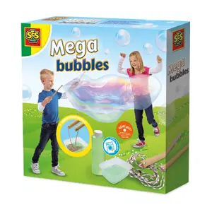 Раствор для мыльных пузырей SES Mega Bubbles 200 мл — для детей 5–12 лет