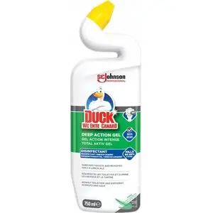 Гель для унитаза SCJohnson Duck Deep Action Pine 750 мл — средство для чистки унитаза, аромат сосны