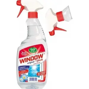 Stiklu un spoguļu tīrīšanas līdzeklis Gold drop Window Plus Nano 750 ml – koncentrāts