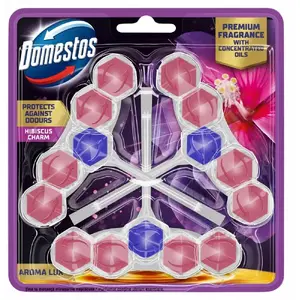 Tualetes bloks DOMESTOS Aroma Lux Hibiscus Oil & Wild Berries 2 x 55 g, Unilever