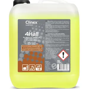 Grīdas kopšanas polimēru koncentrāts Clinex 4Hall 5L — polimēru līdzeklis grīdu mazgāšanai un kopšanai 5 l