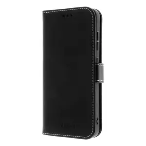 Книжка Insmat 650-3390 для Samsung Galaxy S26+ — 6.7" (17 см), чёрная, 3 кармана для карт, подставка