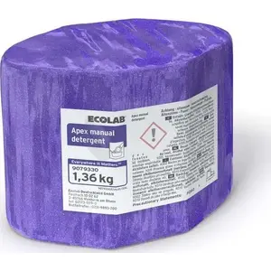 Ecolab APEX šķidrā trauku mazgāšanas līdzeklis 1,36 kg — priekš roku mazgāšanas