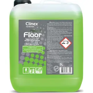 Clinex PROFIT Floor 5 л — суперконцентрат для мытья, очистки и полировки полов, профессиональный уход